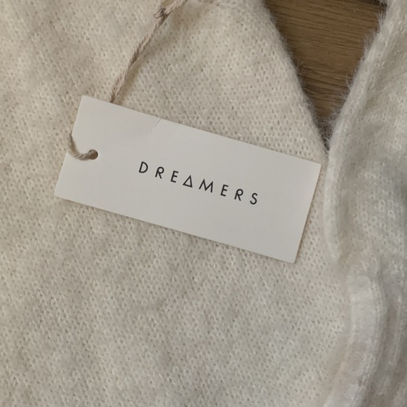 NWT fuzzy wide neck sweater - Picture 2 of 3